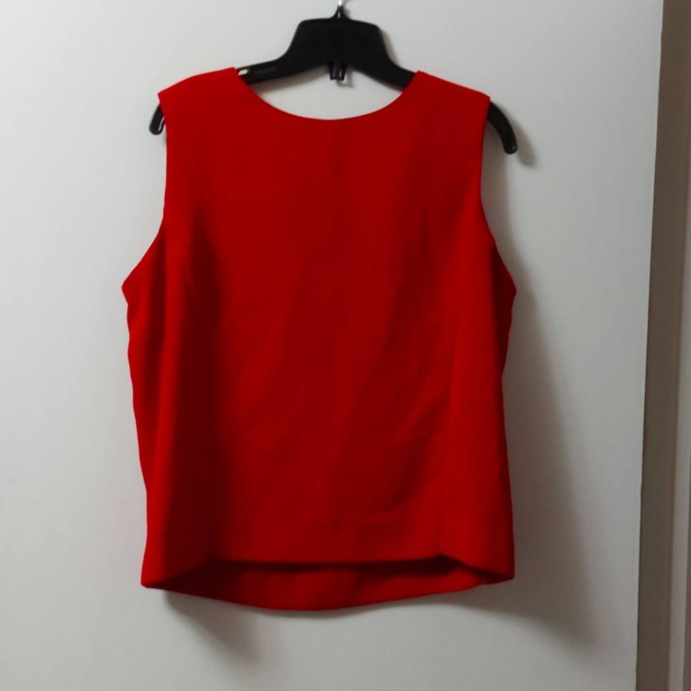 Red blouse